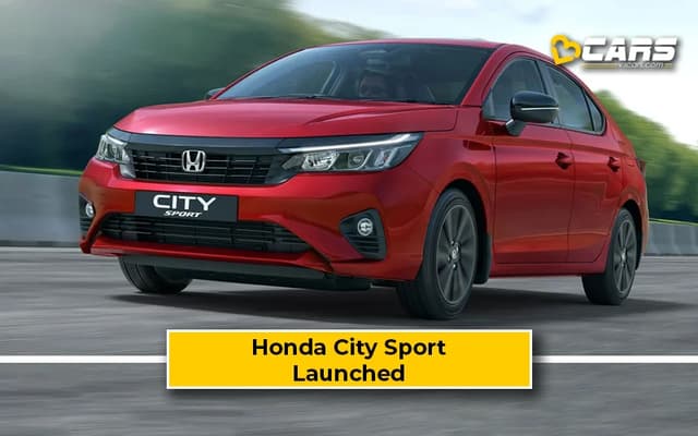 2025 Honda City Sport Launched At Rs. 14.89 Lakh