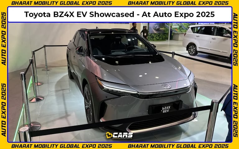 Toyota BZ4X Electric SUV Showcased