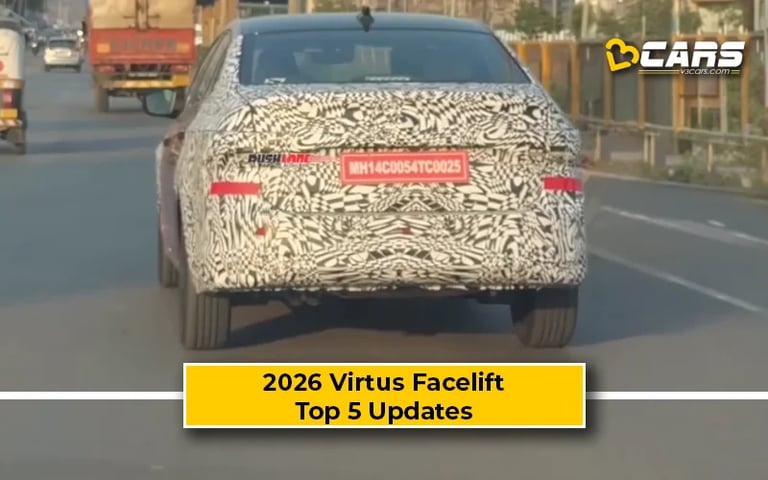 2026 Volkswagen Virtus Facelift — Top 5 Expected Changes