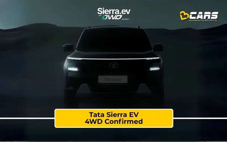 Tata Sierra EV 4WD Confirmed