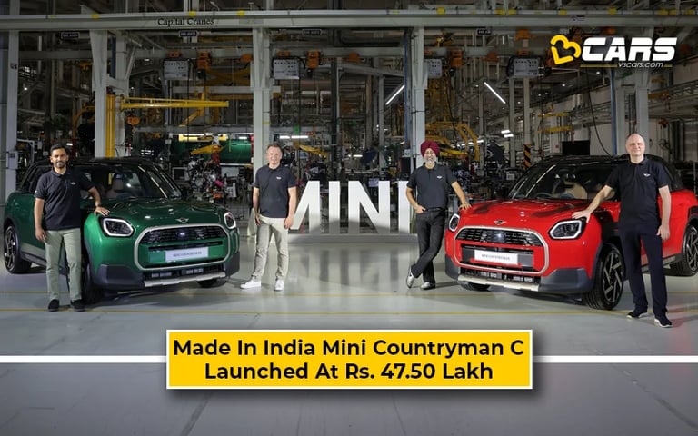 2026 Mini Countryman C Launched At Rs. 47.50 Lakh