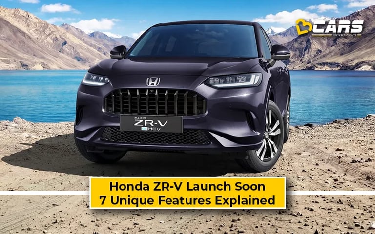 Honda ZR-V Hybrid Launch Soon: 7 Unique Features You Should Know