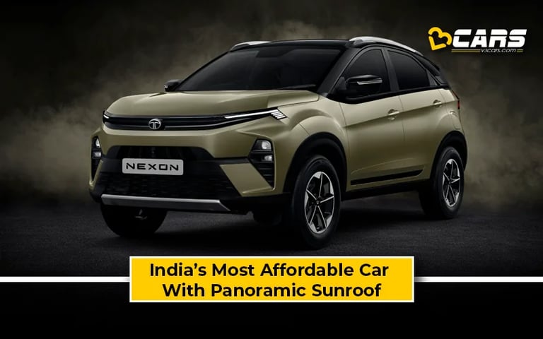2026 Tata Nexon Now India’s Cheapest Car With Panoramic Sunroof