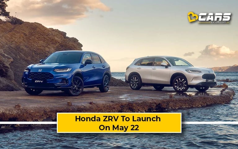Honda ZR-V India Launch On May 22