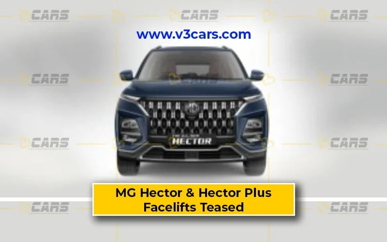 2026 MG Hector And Hector Plus Facelifts
