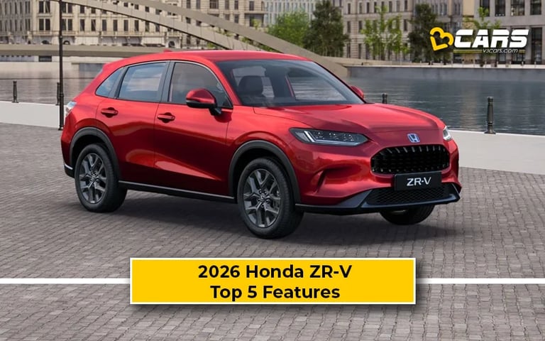 Top 5 Features Of 2026 Honda ZR-V