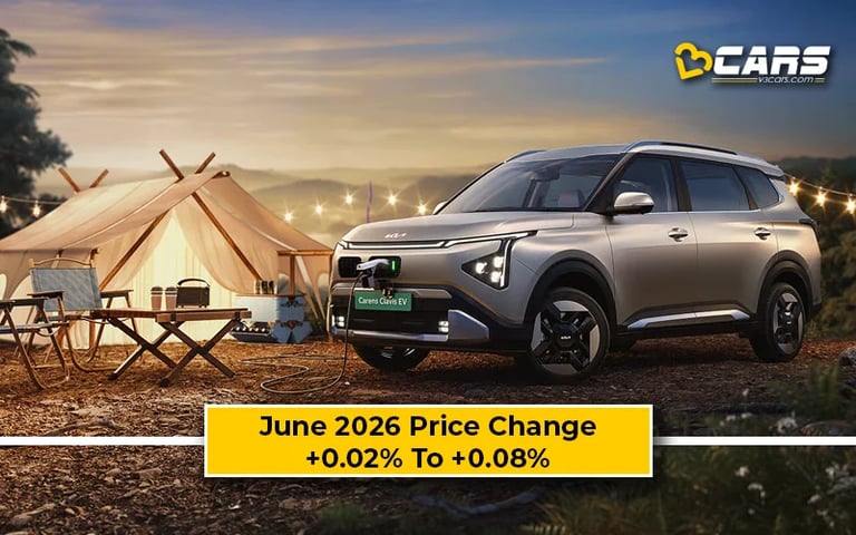 First Spot: Kia Carens Clavis EV 2026 June Price Change