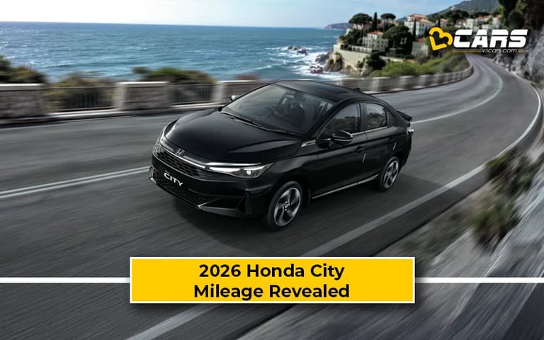 2026 Honda City Mileage Revealed
