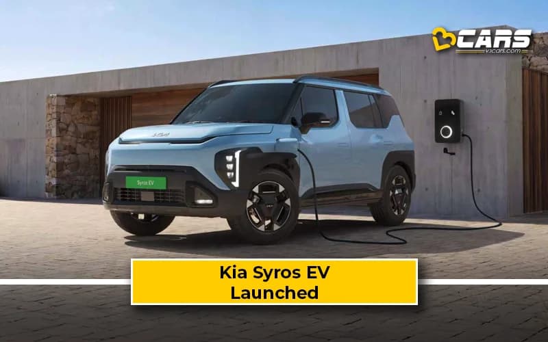 2026 Kia Syros EV Launched At Rs. 13.5 Lakh With Up To 526km Range