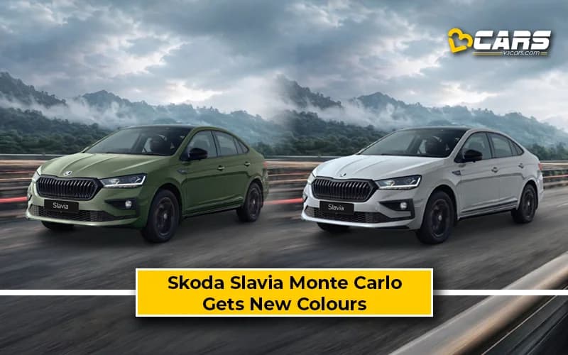 2026 Skoda Slavia Monte Carlo Gets New Limited Edition Colours