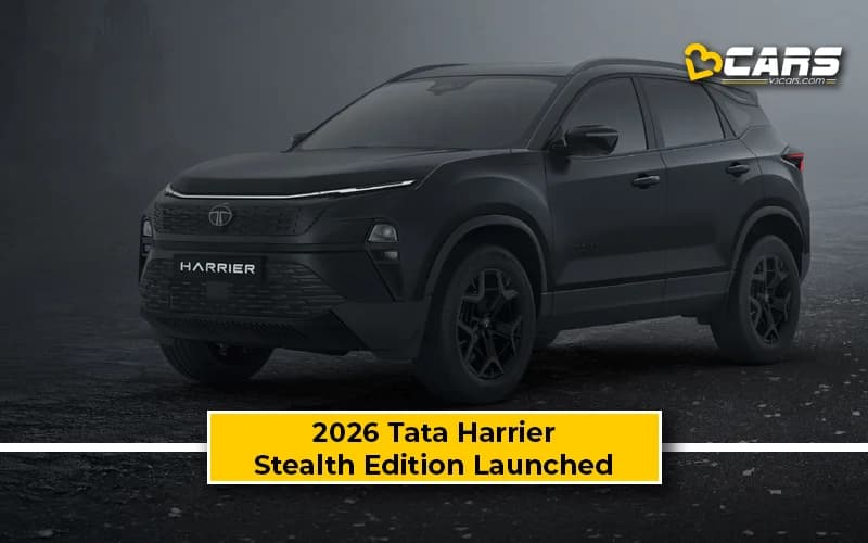2026 Tata Harrier Stealth Edition Launched - Top Highlights