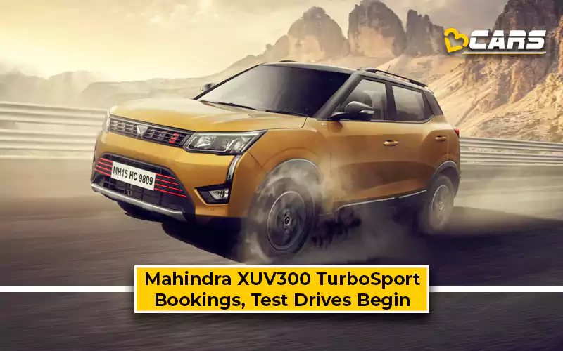 Mahindra XUV300 TurboSport Bookings, Test Drives And Deliveries Commence