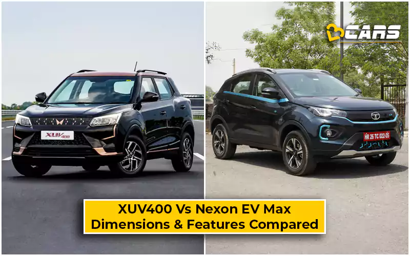 Mahindra XUV400 Vs Tata Nexon EV Max Dimensions, Features Compared