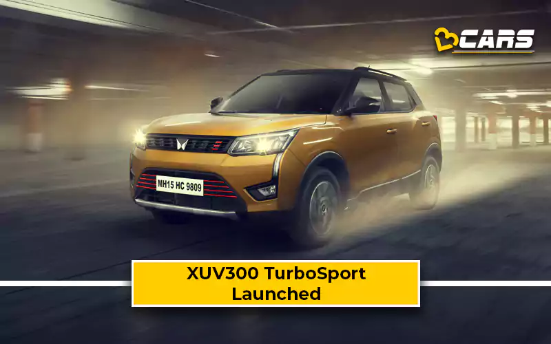 Mahindra XUV300 TurboSport Launched At Rs. 10.35 Lakh