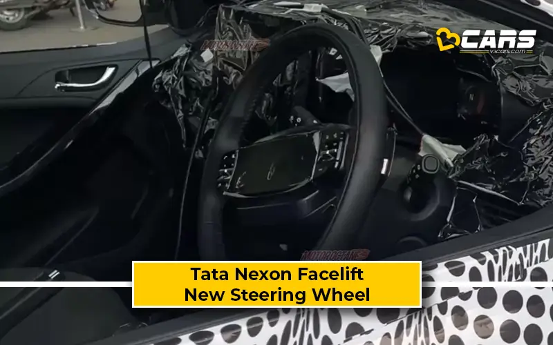 2023 Tata Nexon Facelift To Get CurvvInspired Steering Wheel
