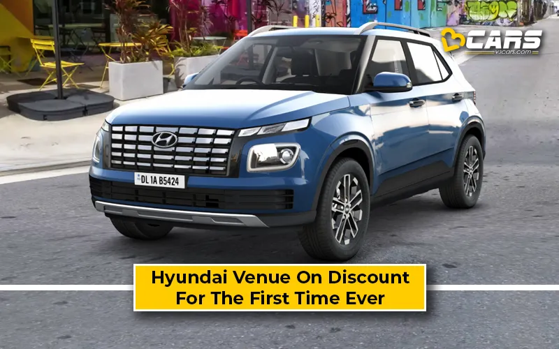 Hyundai Venue On Discount For First Time Ever