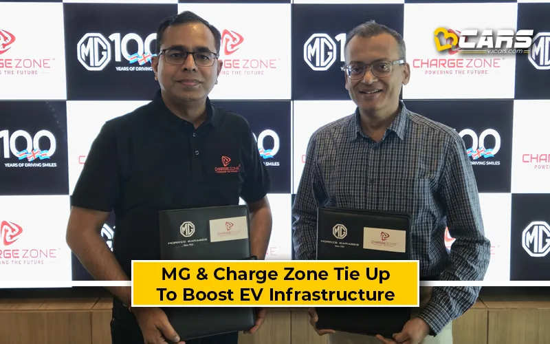 MG Motor India And Charge Zone Partner