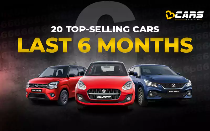 March 2023 - August 2023 20 Top-Selling Cars - 6 Months