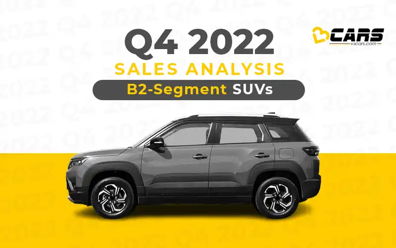 B2-Segment SUVs Quarterly Car Sales Analysis