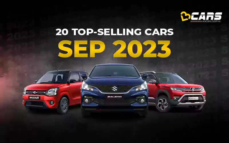 20 Top-Selling Cars - Sept 2023 YoY, MoM Change
