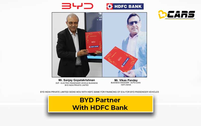 BYD Partners With HDFC Bank