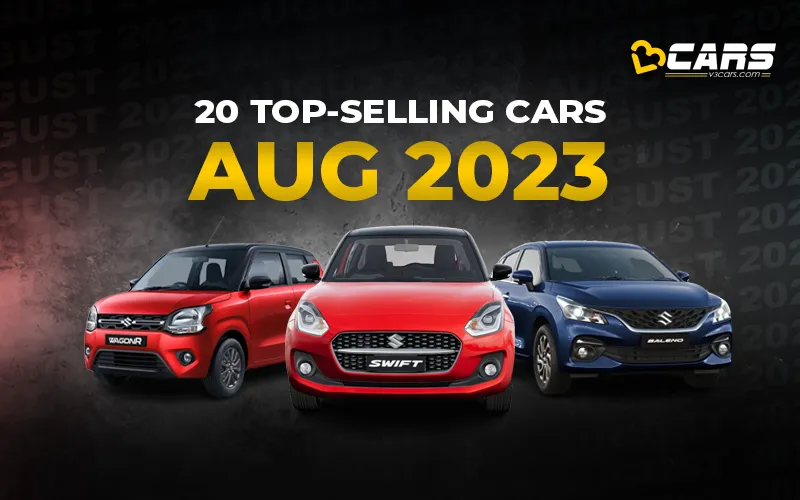 20 Top-Selling Cars - Aug 2023 YoY, MoM Change