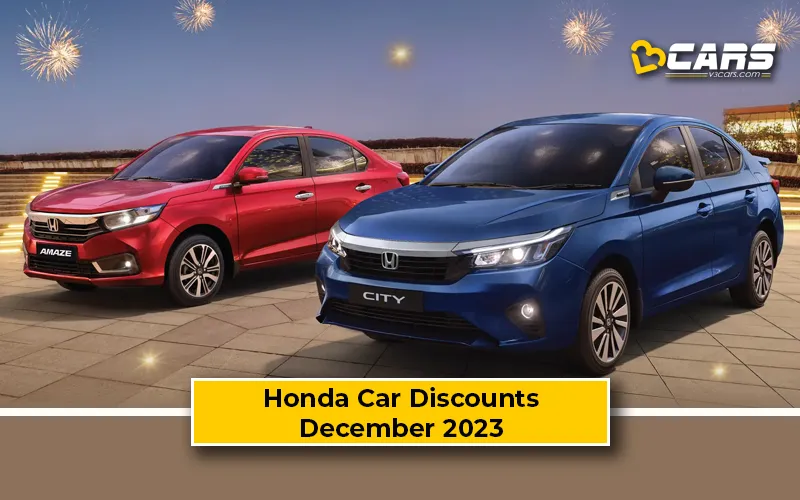 Honda Car Offers For December 2023