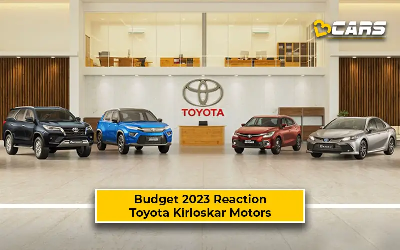 Toyota Budget Reaction