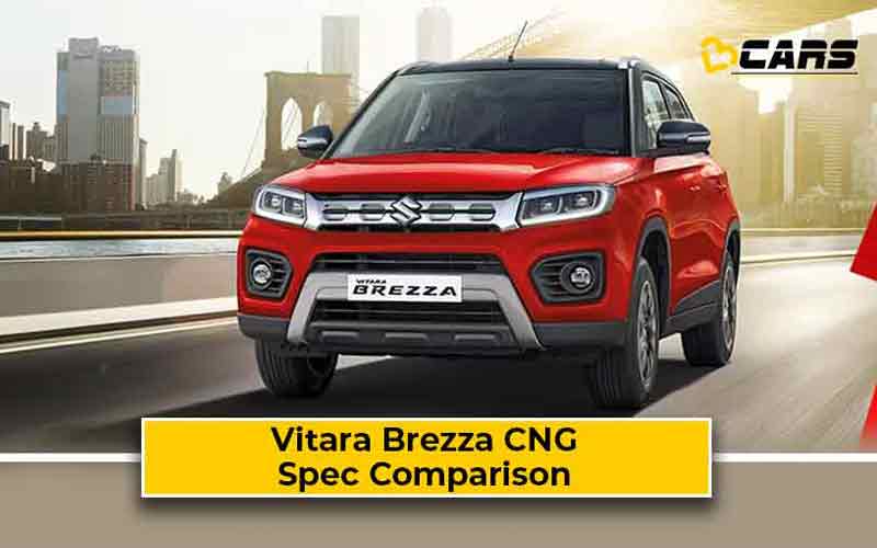 Specs Leaked - Maruti Vitara Brezza CNG vs Other CNG Cars