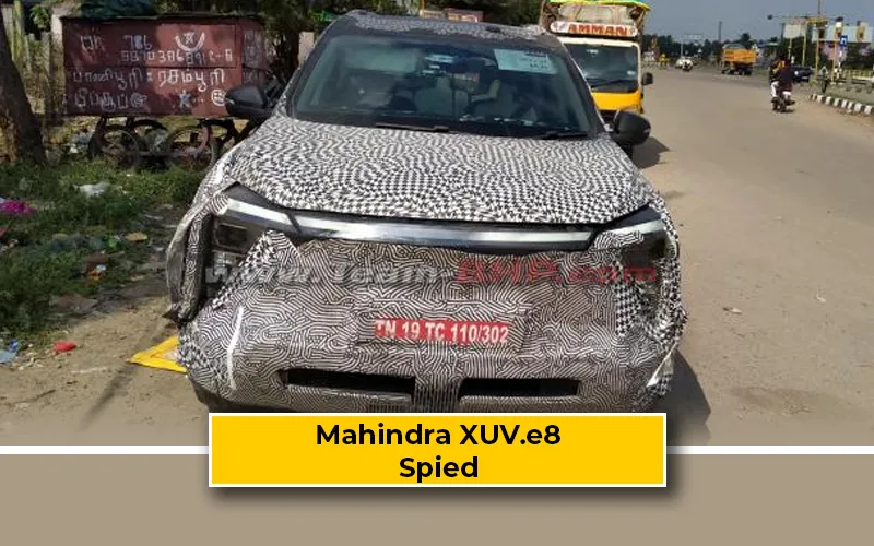 Mahindra XUV.e8 Spied