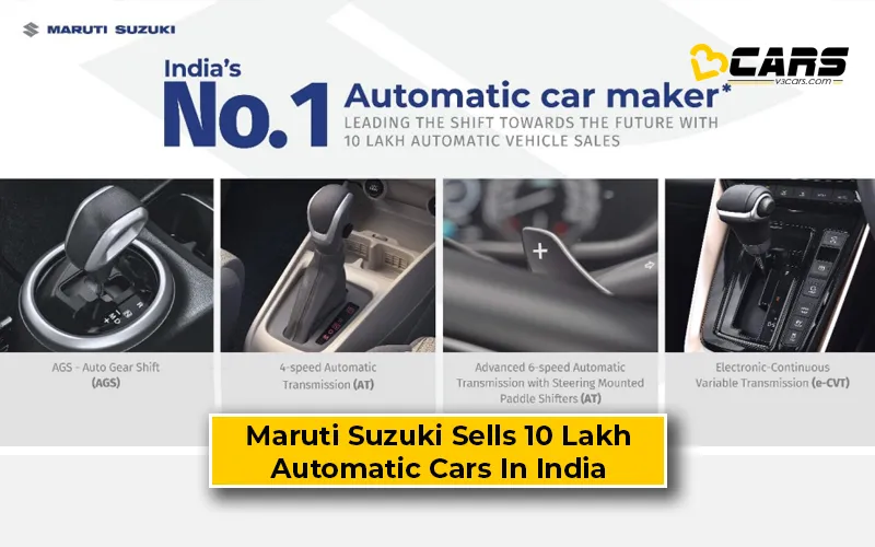 Maruti Suzuki Cross 10 Lakh Automatic Car Sales Milestone