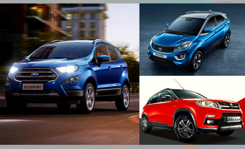 Brezza vs Nexon vs EcoSport vs Mahindra XUV300
