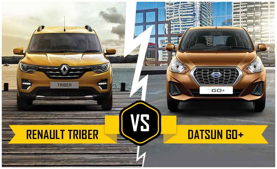 Renault Triber vs Datson Go+