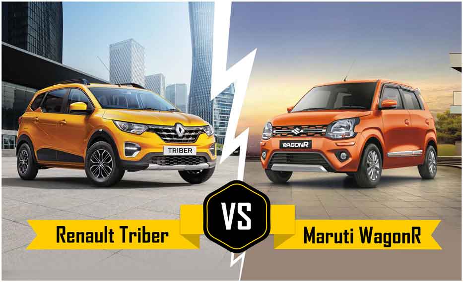 Renault Triber vs Maruti Suzuki WagonR