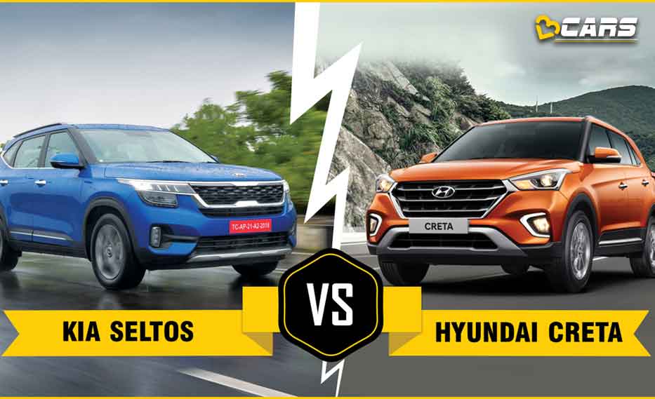 Kia Seltos HTK vs Hyundai Creta E+