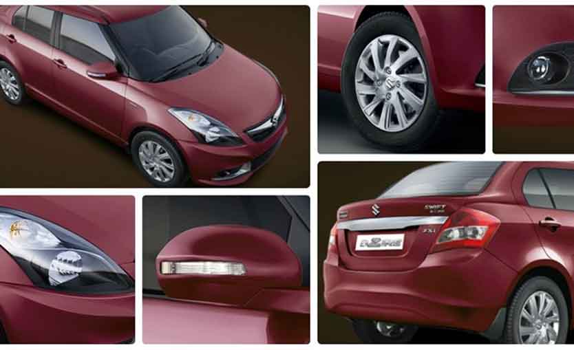 Maruti Suzuki Swift DZire Exterior