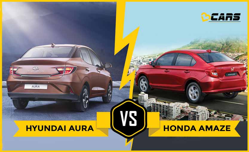 Hyundai Aura vs Honda Amaze