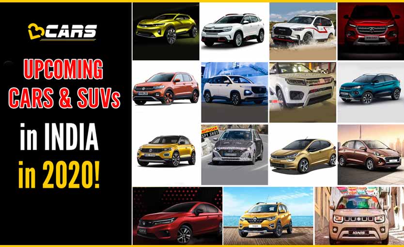 Upcoming Cars And SUVs In India In 2020