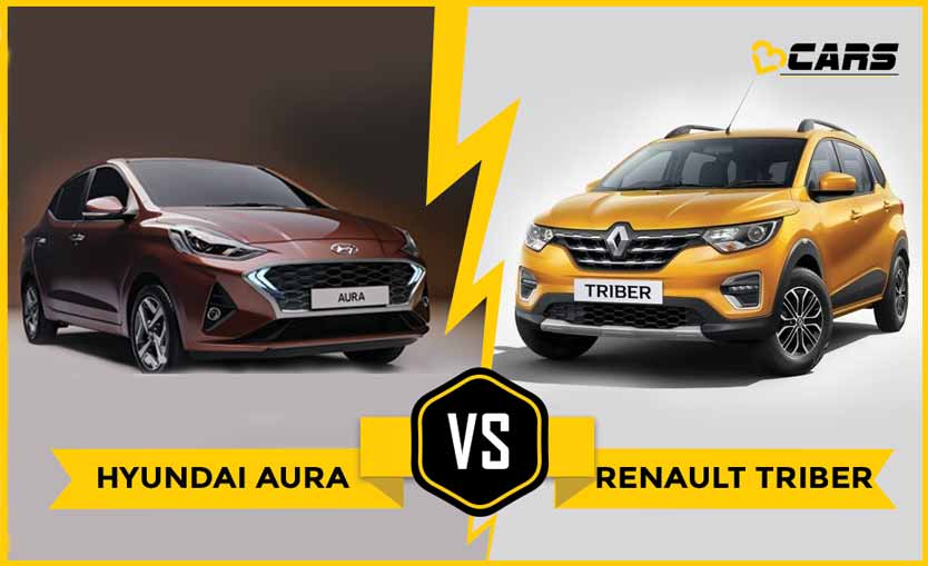 Hyundai Aura vs Renault Triber