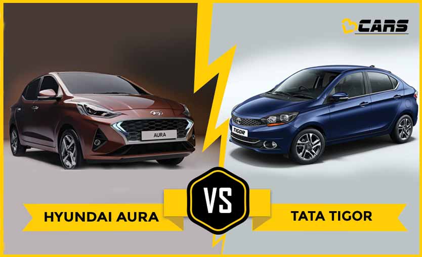 Hyundai Aura vs Tata Tigor