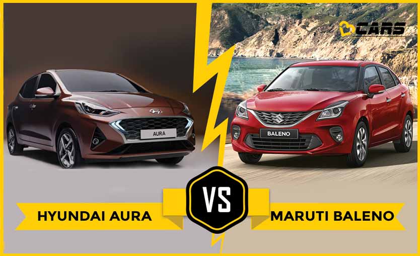2020 Hyundai Aura Vs Maruti Suzuki Baleno