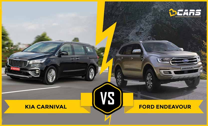 Kia Carnival vs Ford Endeavour