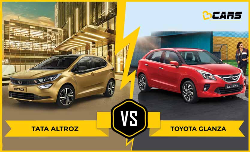 Tata Altroz vs Toyota Glanza