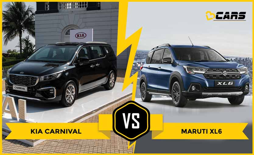 Kia Carnival vs Maruti Suzuki XL6 Dimensions