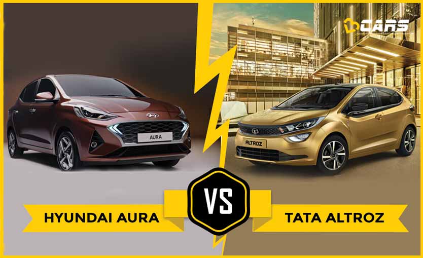 Tata Altroz vs Hyundai Aura– Dimensions