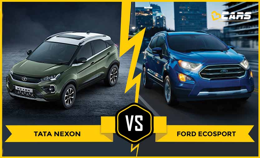 Tata Nexon vs Ford EcoSport Dimensions Comparison