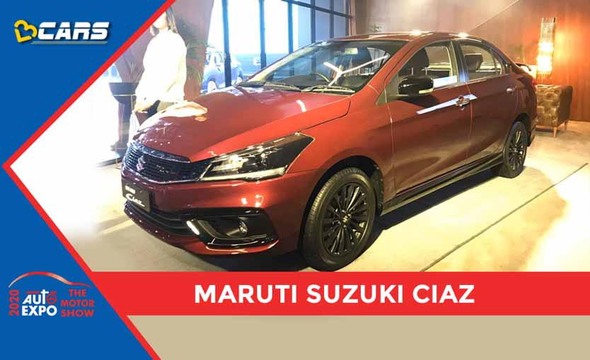 Maruti Suzuki Ciaz With New S Variant Showcased At Auto Expo