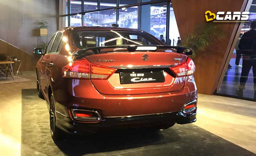 Maruti Suzuki Ciaz With New S Variant Showcased At Auto Expo