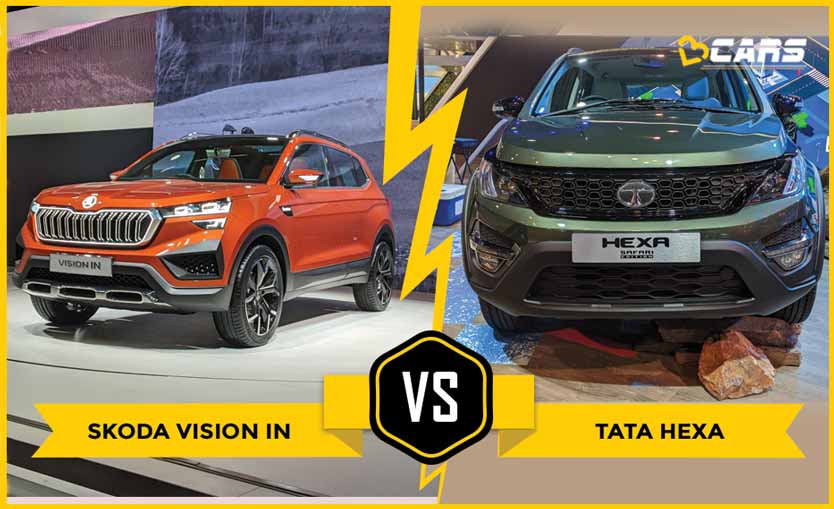 Skoda Vision IN vs Tata Hexa