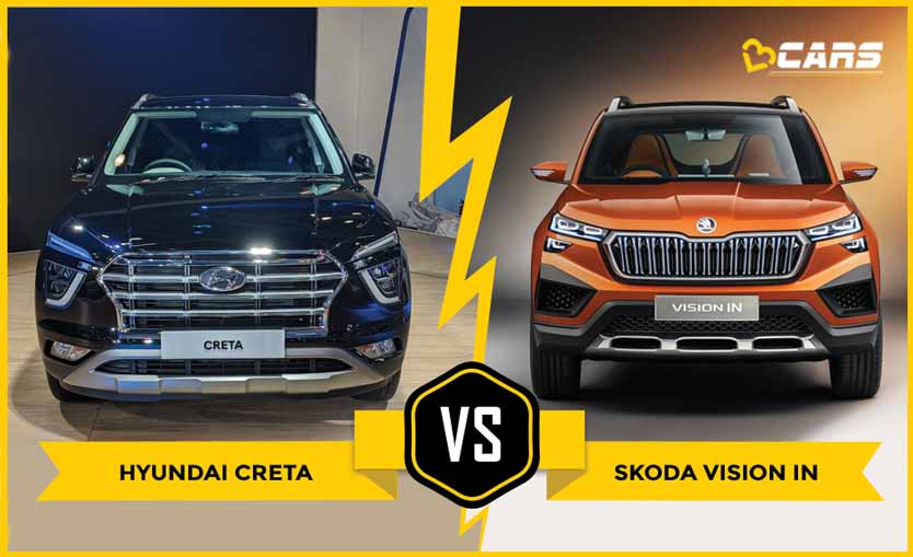 Hyundai Creta 2020 vs Skoda Vision IN 